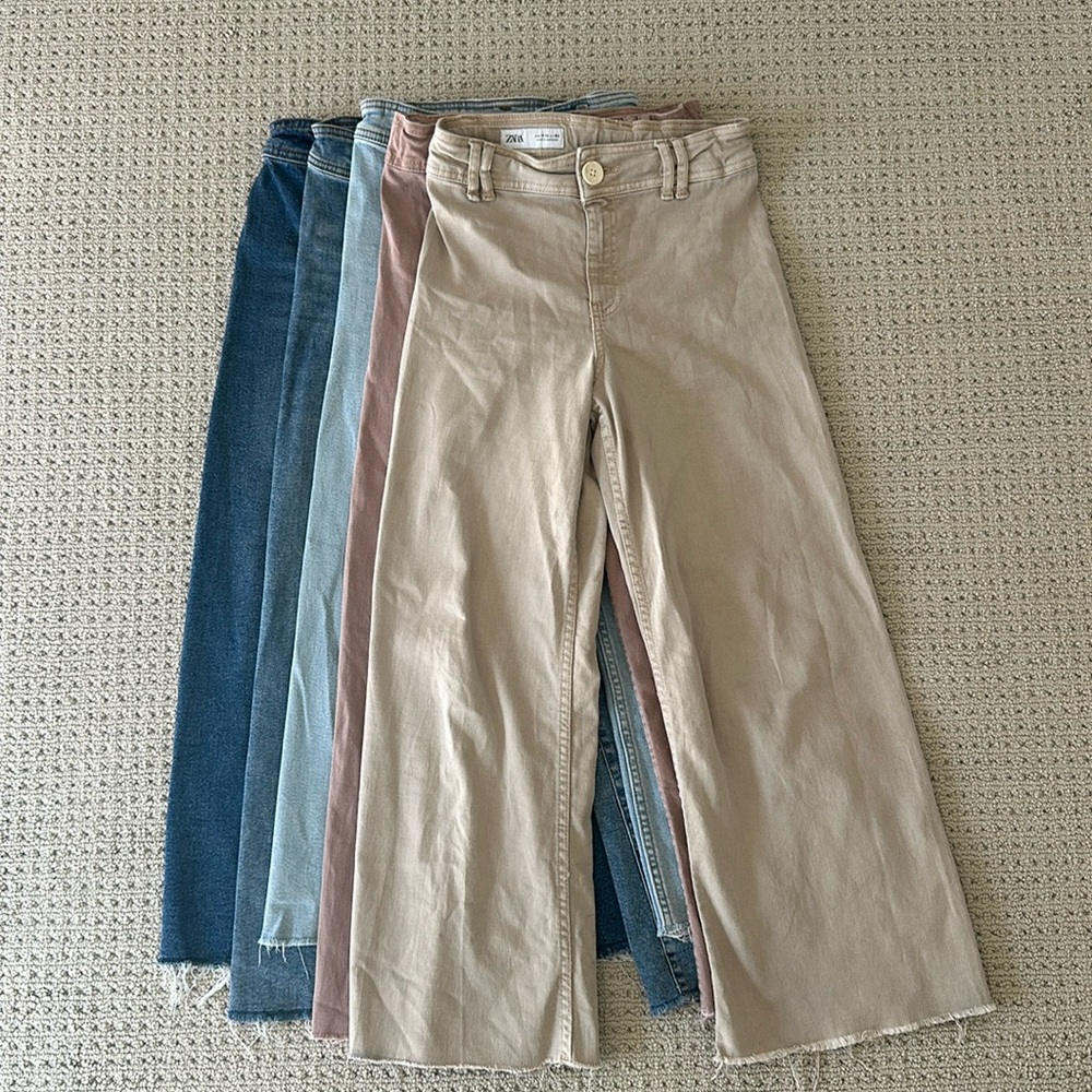 Zara girls Marine jeans